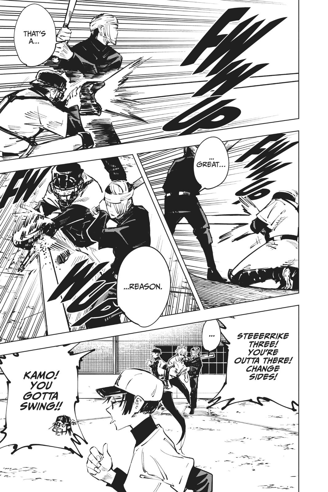 Jujutsu Kaisen Manga Chapter 54 page 9 - Jujutsu Koshien scene
