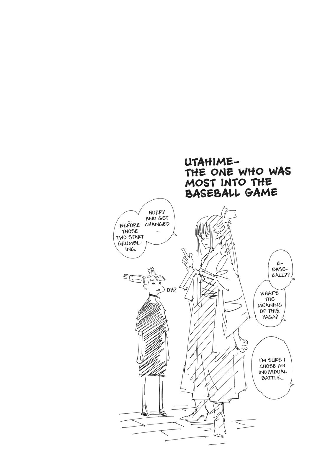 Jujutsu Kaisen Manga Chapter 55 page 20 - The Origin of Obedience scene