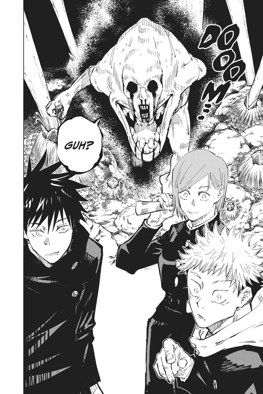 Jujutsu Kaisen Manga Chapter 56 page 20 - The Origin of Obedience, Part 2 scene