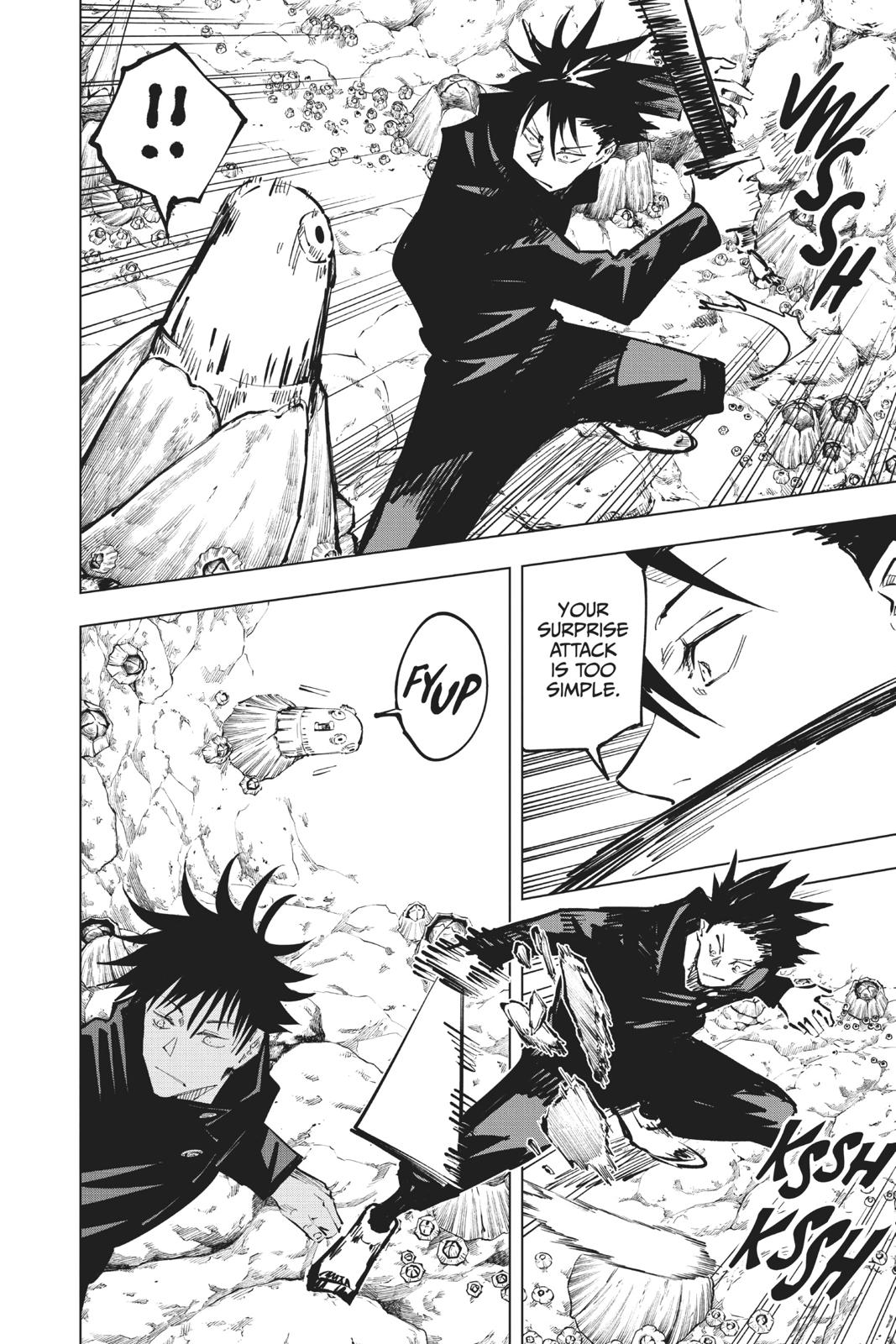 Jujutsu Kaisen Manga Chapter 57 page 14 - The Origin of Obedience, Part 3 scene
