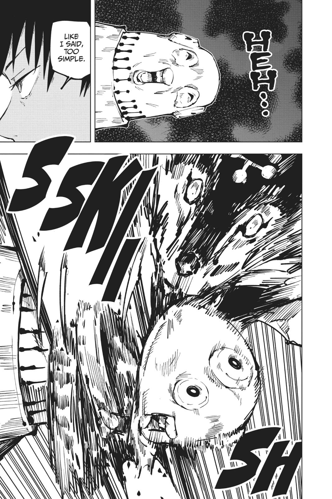 Jujutsu Kaisen Manga Chapter 57 page 15 - The Origin of Obedience, Part 3 scene