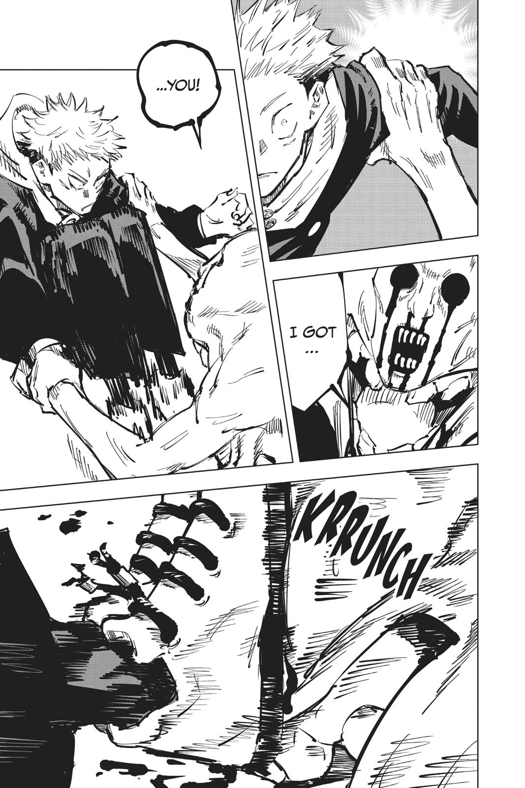 Jujutsu Kaisen Manga Chapter 57 page 3 - The Origin of Obedience, Part 3 scene