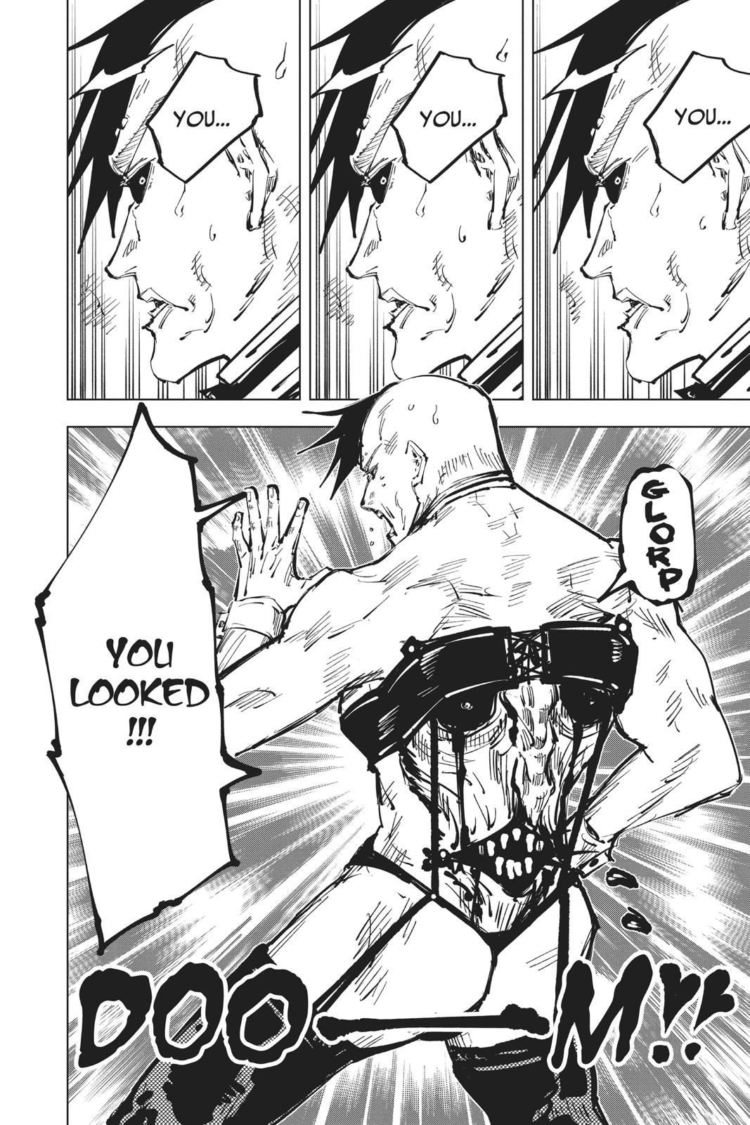 Jujutsu Kaisen Manga Chapter 59 page 16 - The Origin of Obedience, Part 5 scene
