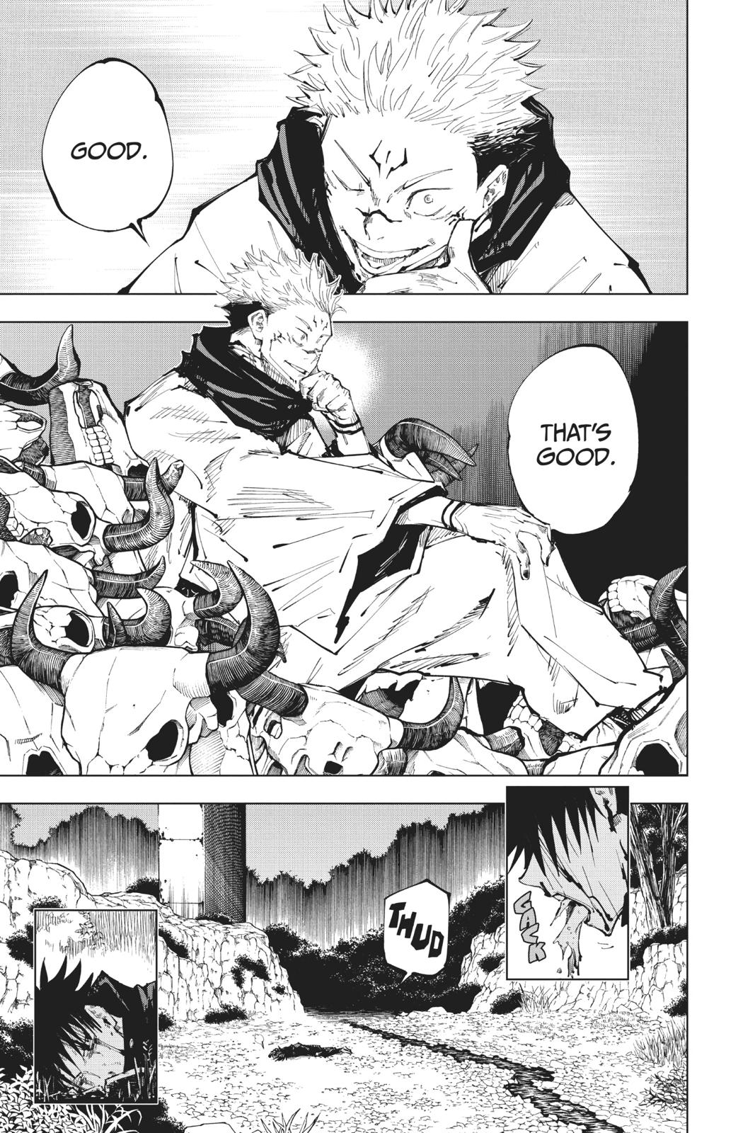 Jujutsu Kaisen Manga Chapter 59 page 3 - The Origin of Obedience, Part 5 scene