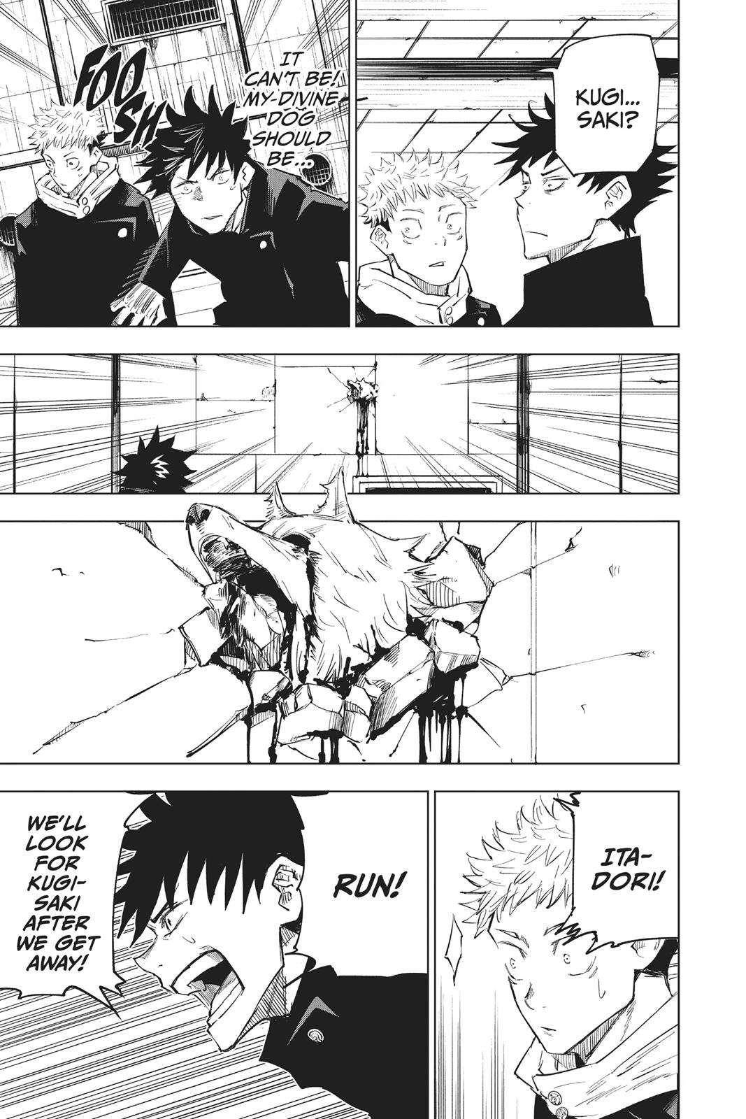 Jujutsu Kaisen Manga Chapter 6 page 15 - Fearsome Womb scene