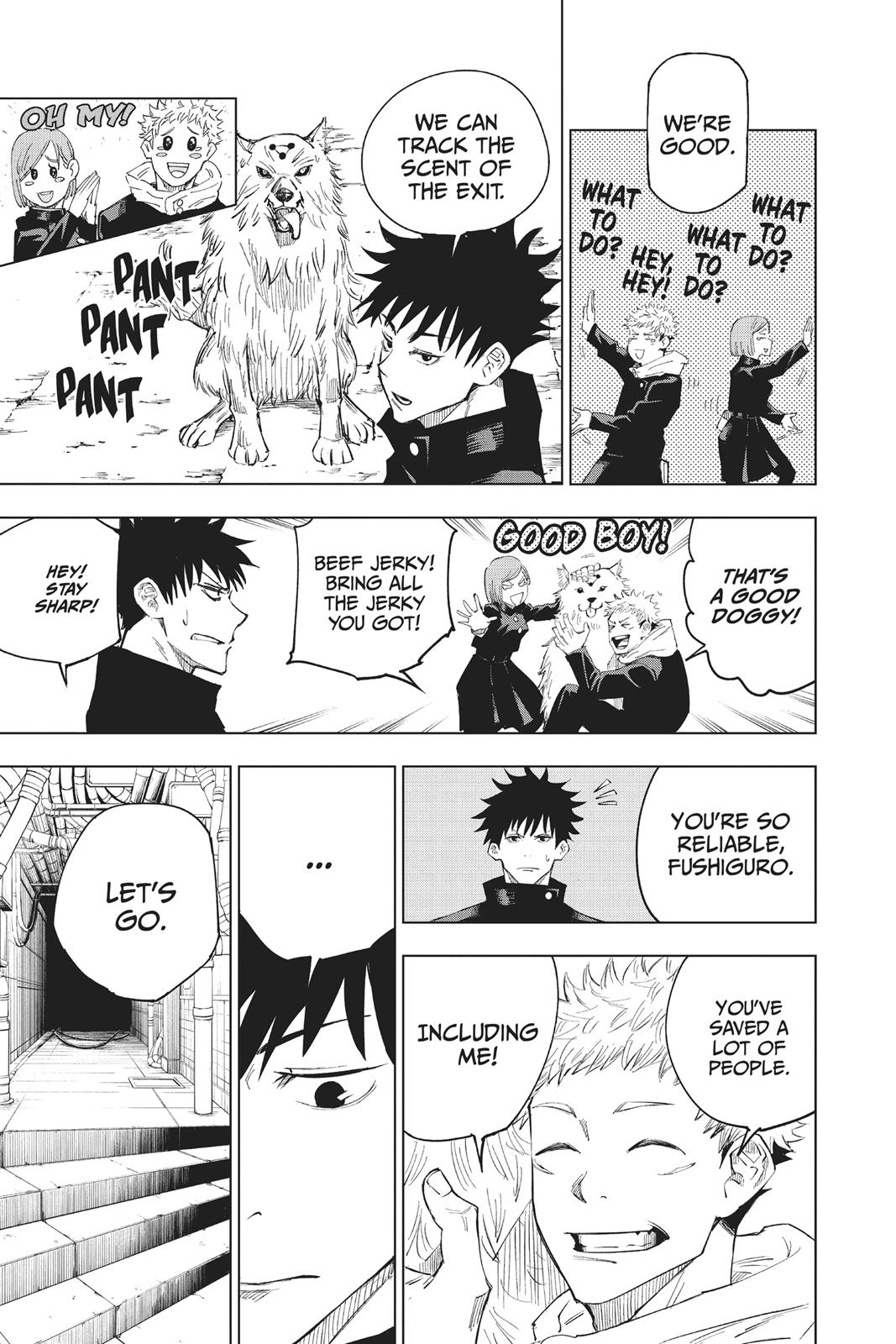 Jujutsu Kaisen Manga Chapter 6 page 9 - Fearsome Womb scene