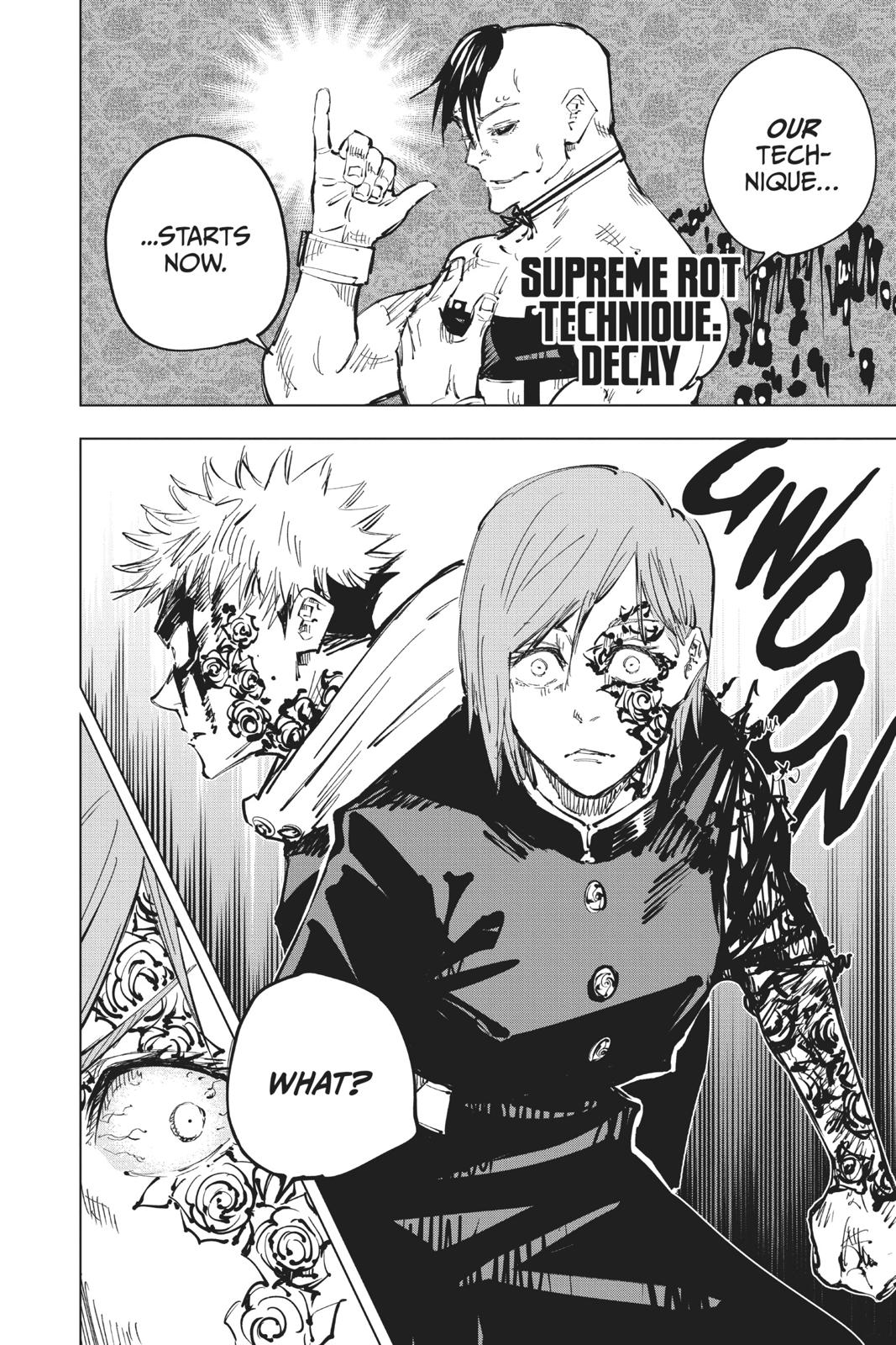 Jujutsu Kaisen Manga Chapter 60 page 10 - The Origin of Obedience, Part 6 scene