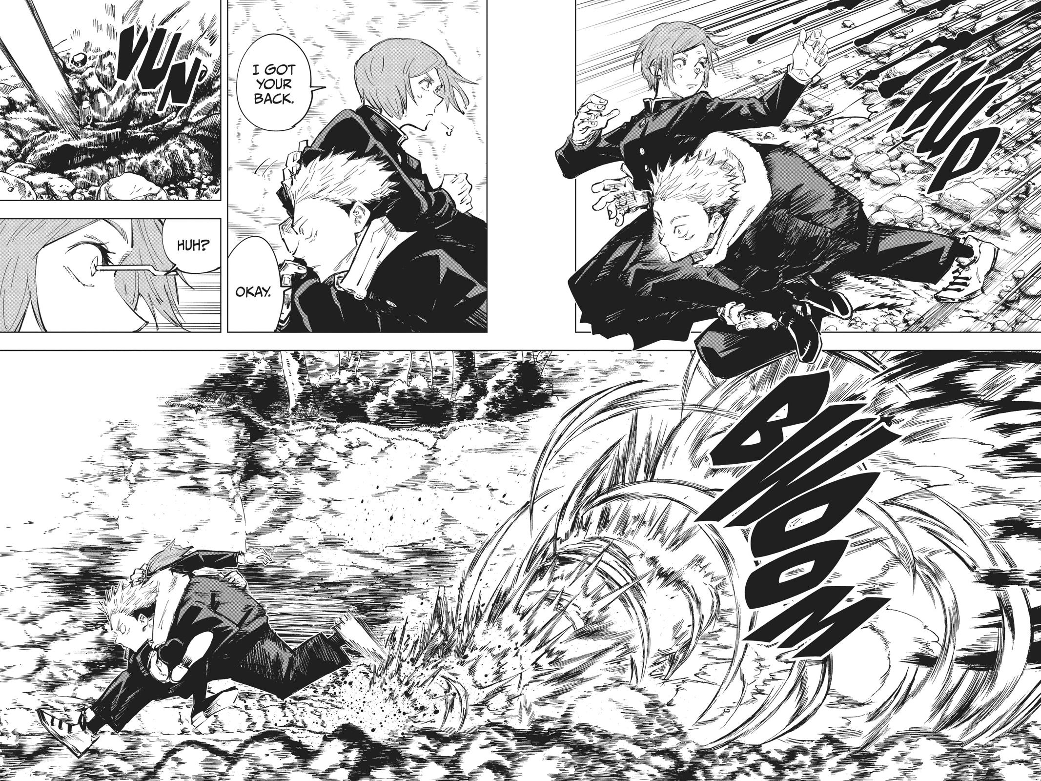 Jujutsu Kaisen Manga Chapter 60 page 5 - The Origin of Obedience, Part 6 scene