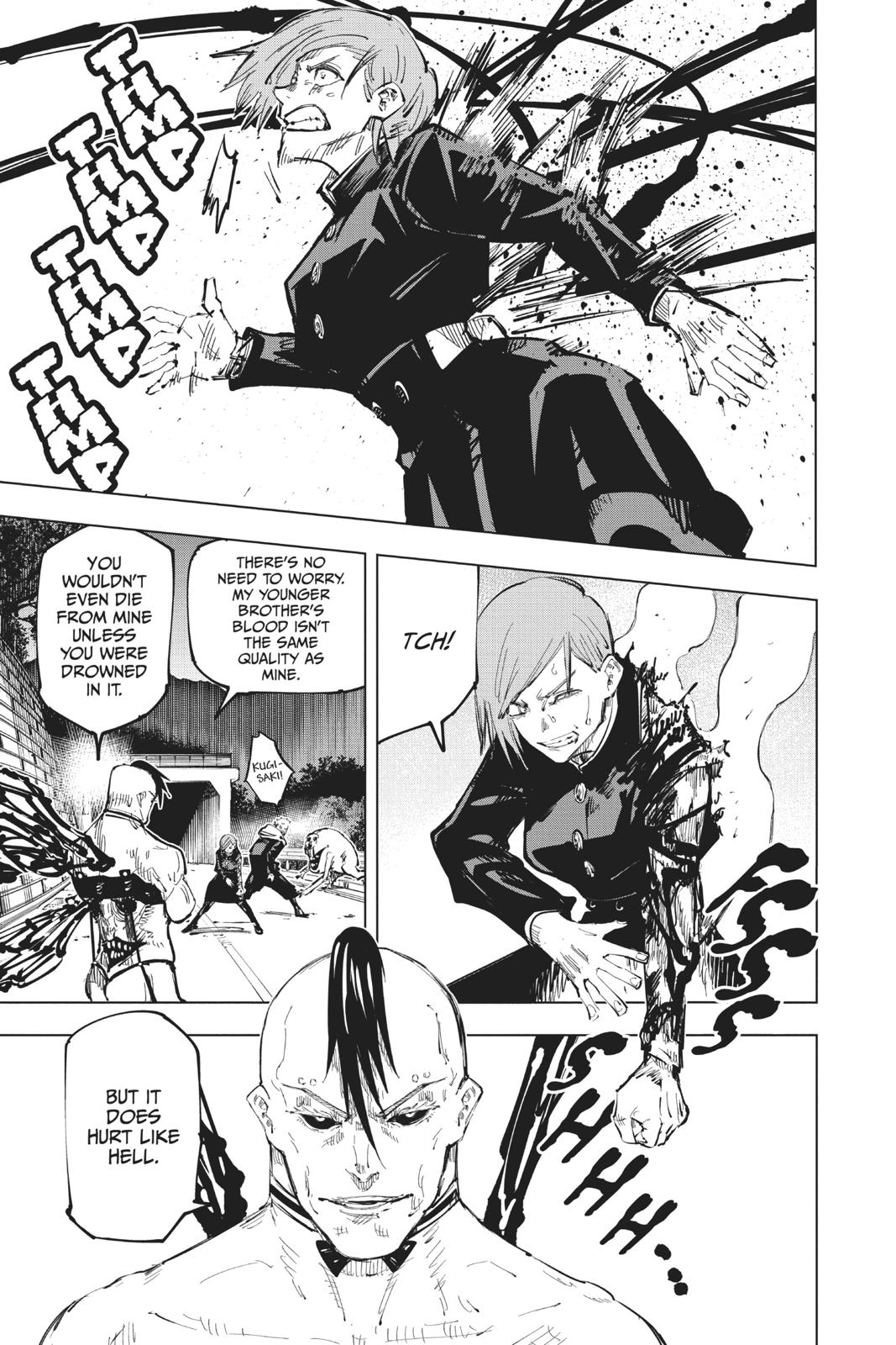 Jujutsu Kaisen Manga Chapter 60 page 9 - The Origin of Obedience, Part 6 scene