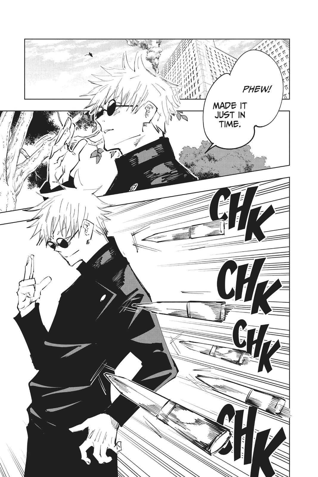 Jujutsu Kaisen Manga Chapter 66 page 15 - Hidden Inventory, Part 2 scene