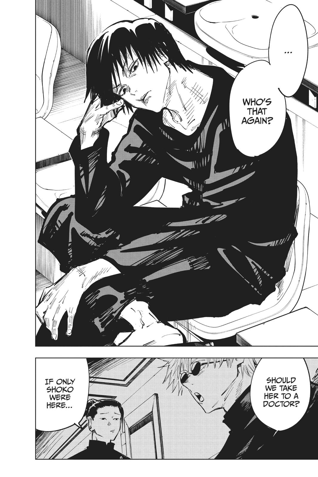 Jujutsu Kaisen Manga Chapter 67 page 8 - Hidden Inventory, Part 3 scene