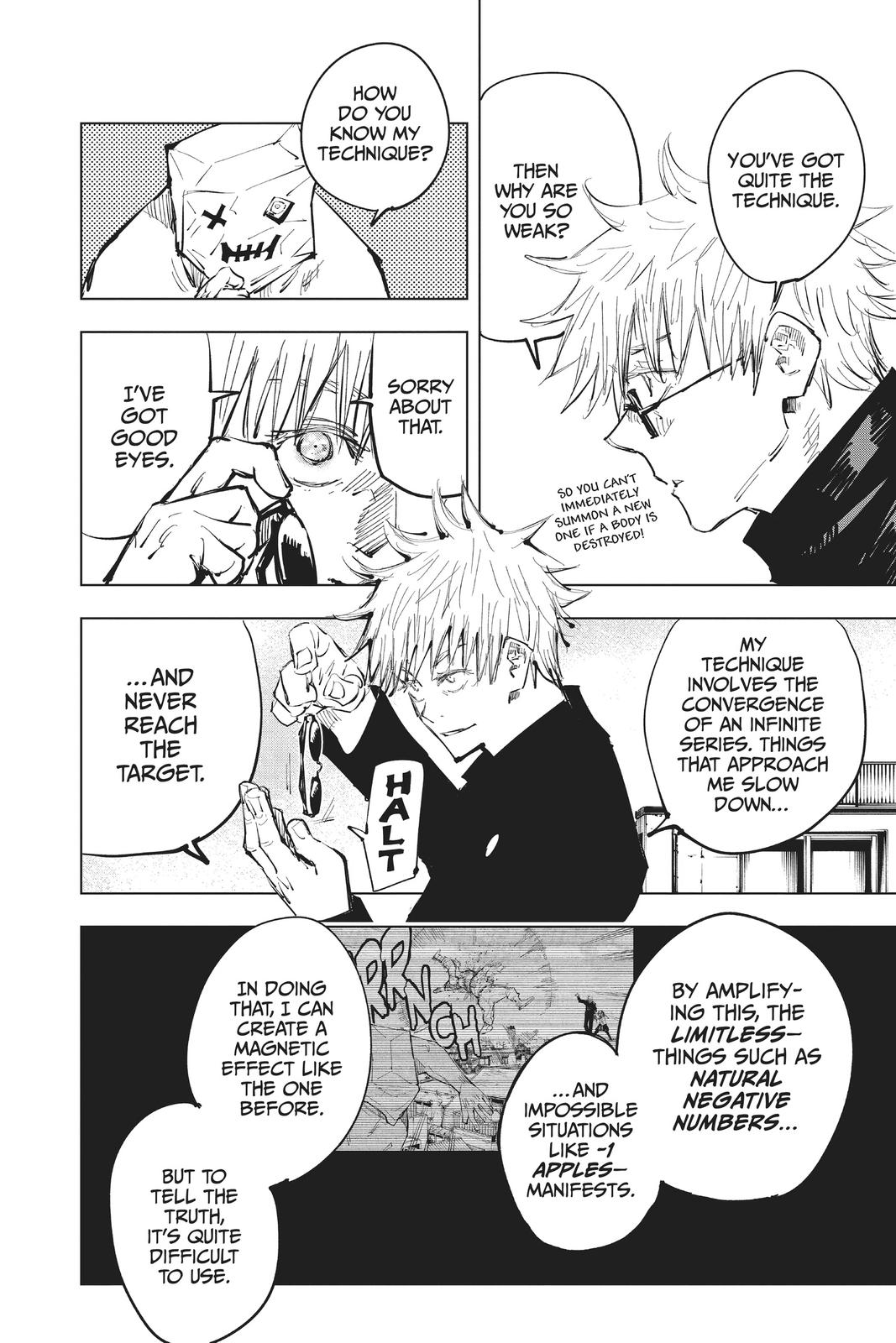 Jujutsu Kaisen Manga Chapter 69 page 15 - Hidden Inventory, Part 5 scene