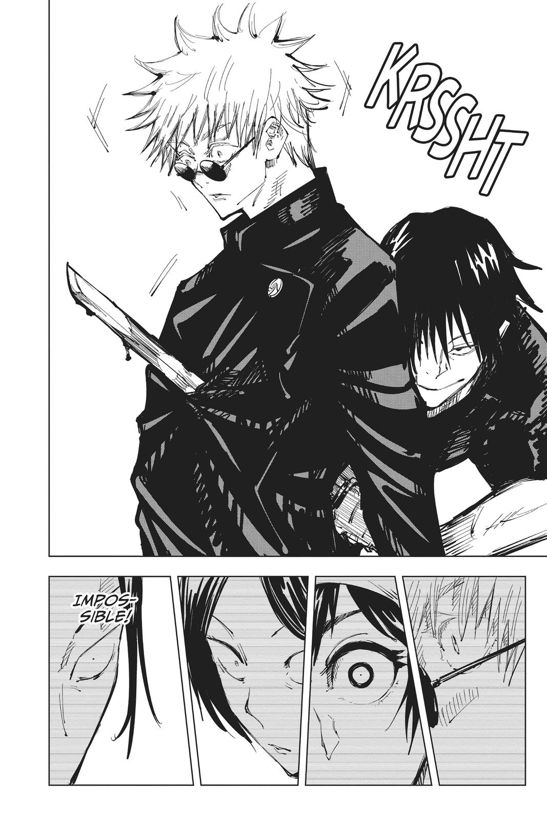 Jujutsu Kaisen Manga Chapter 70 page 18 - Hidden Inventory, Part 6 scene