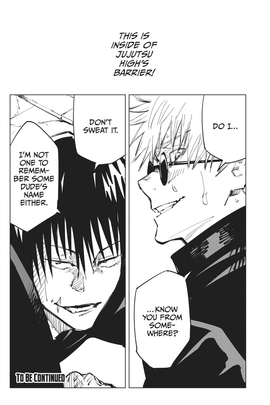 Jujutsu Kaisen Manga Chapter 70 page 19 - Hidden Inventory, Part 6 scene