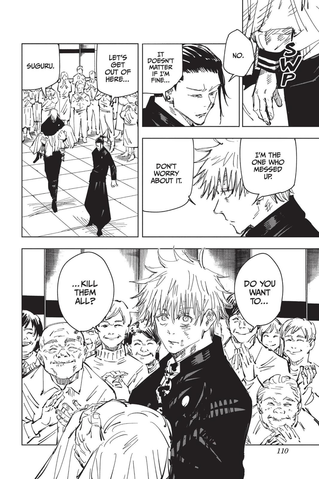 Jujutsu Kaisen Manga Chapter 76 page 4 - Premature Death scene