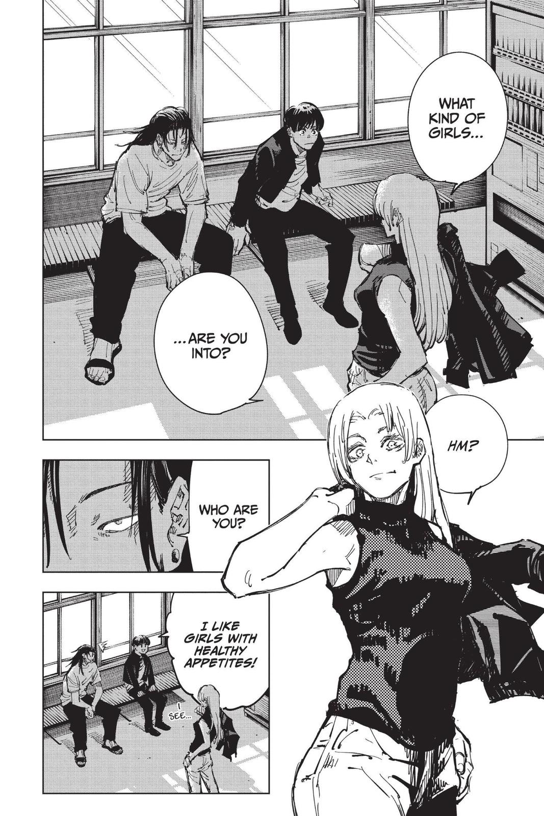 Jujutsu Kaisen Manga Chapter 77 page 2 - Premature Death, Part 2 scene