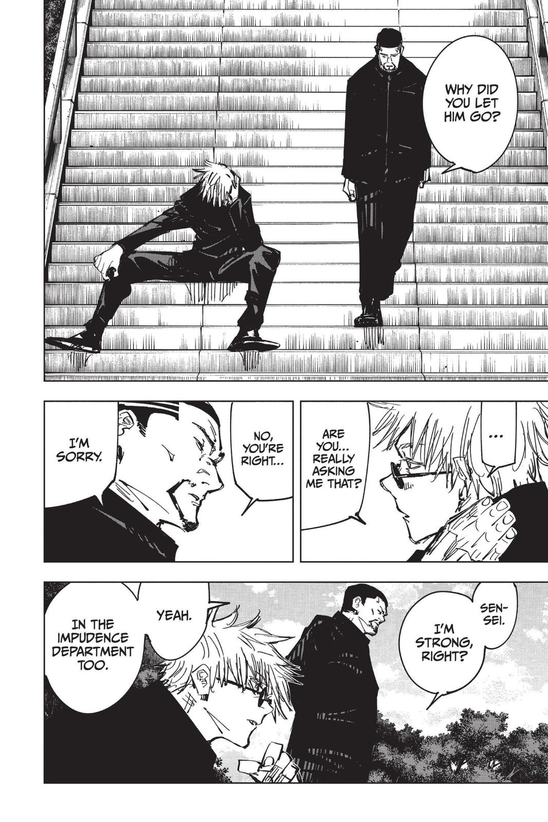 Jujutsu Kaisen Manga Chapter 78 page 12 - Premature Death, Part 3 scene
