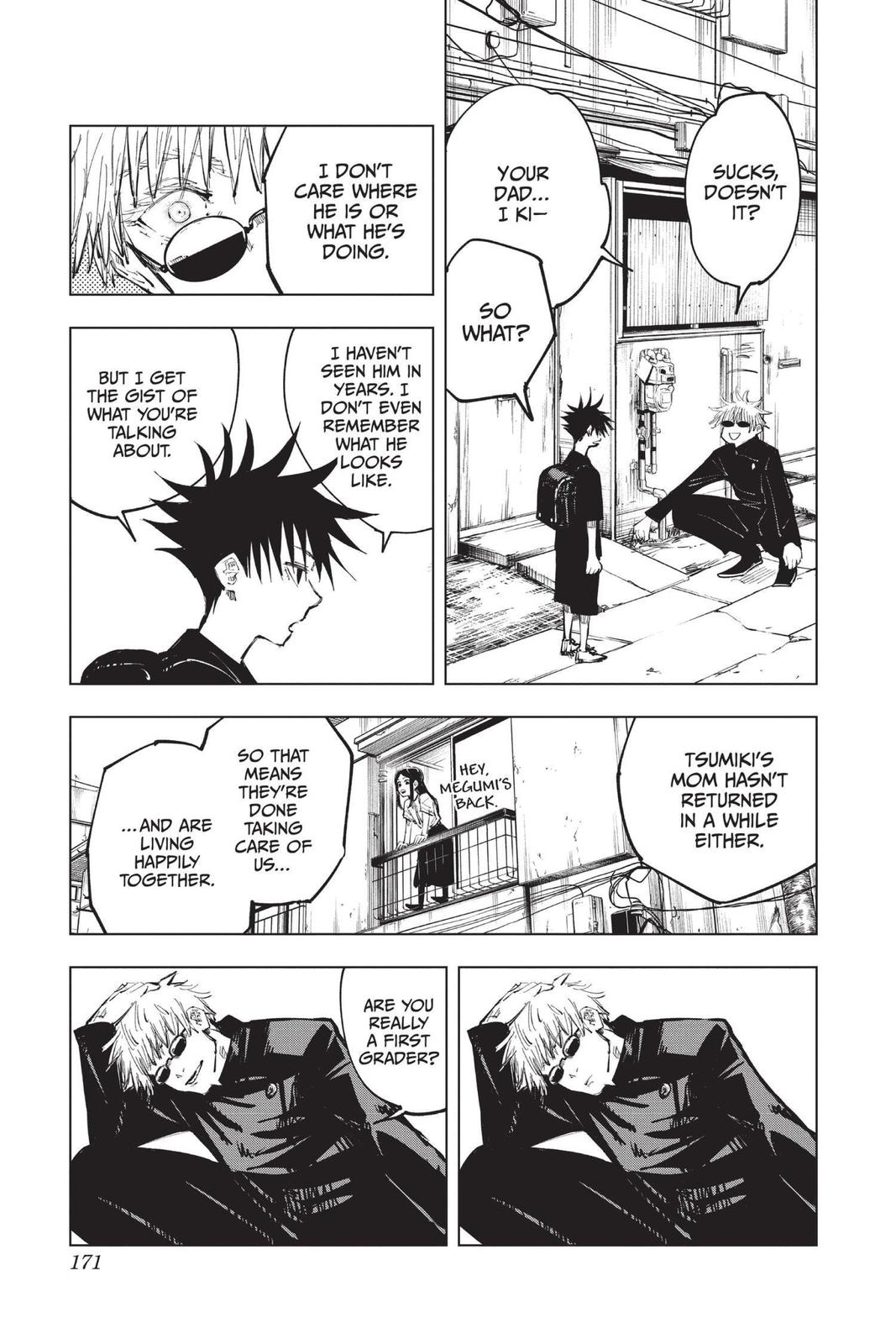 Jujutsu Kaisen Manga Chapter 79 page 3 - A Taste of Things to Come scene