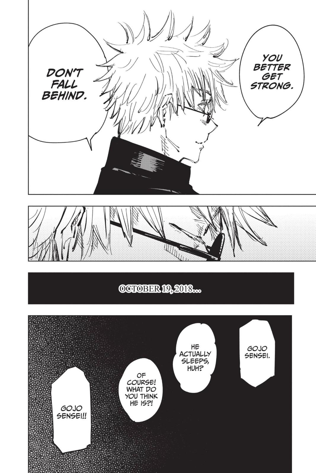 Jujutsu Kaisen Manga Chapter 79 page 6 - A Taste of Things to Come scene