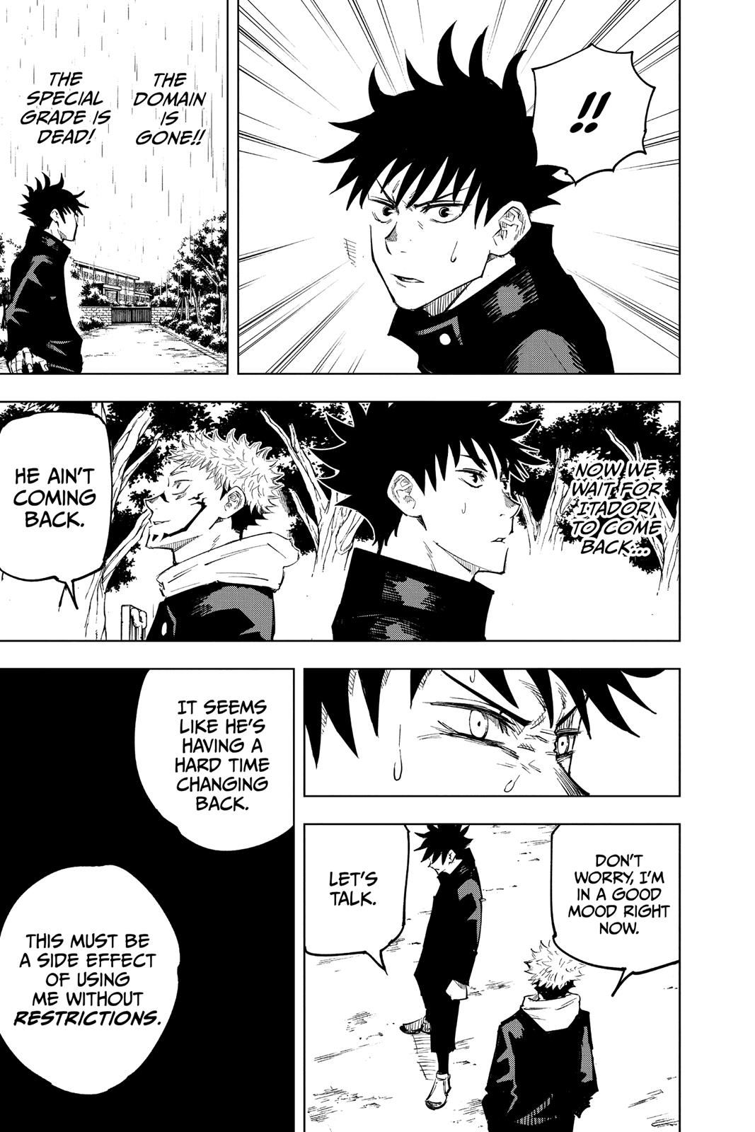 Jujutsu Kaisen Manga Chapter 8 page 22 - Fearsome Womb, Part 3 scene