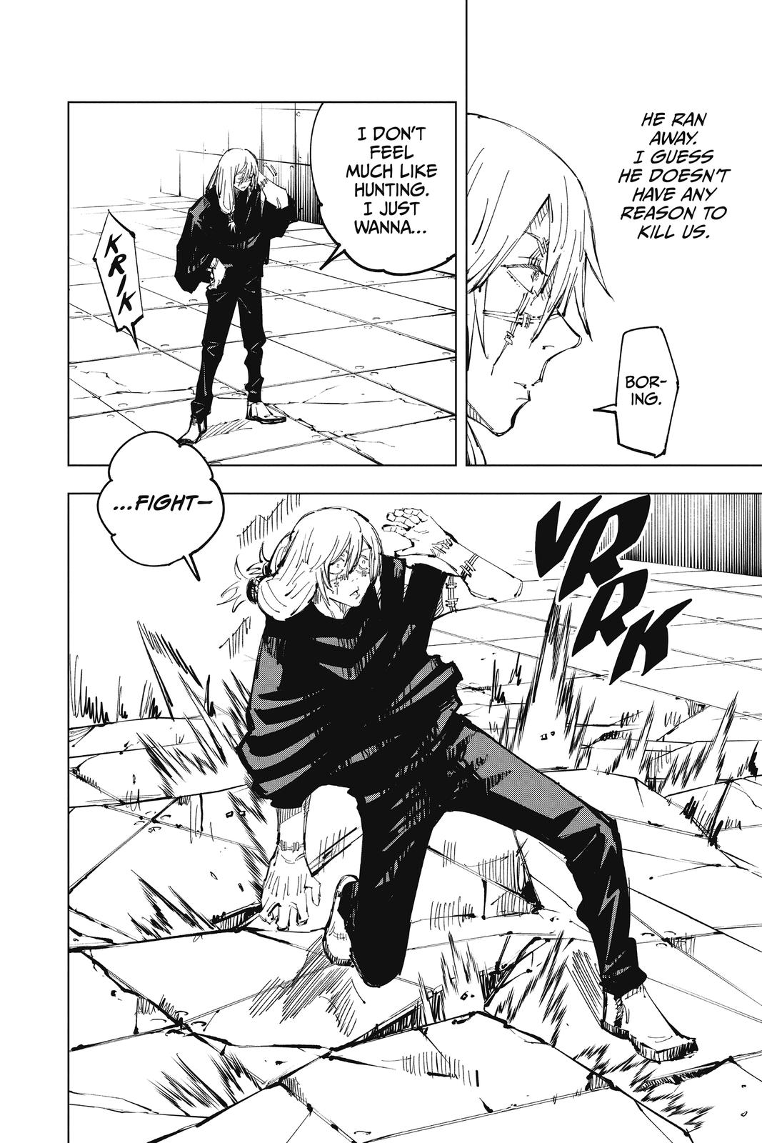 Jujutsu Kaisen Manga Chapter 80 page 9 - Evening Festival scene