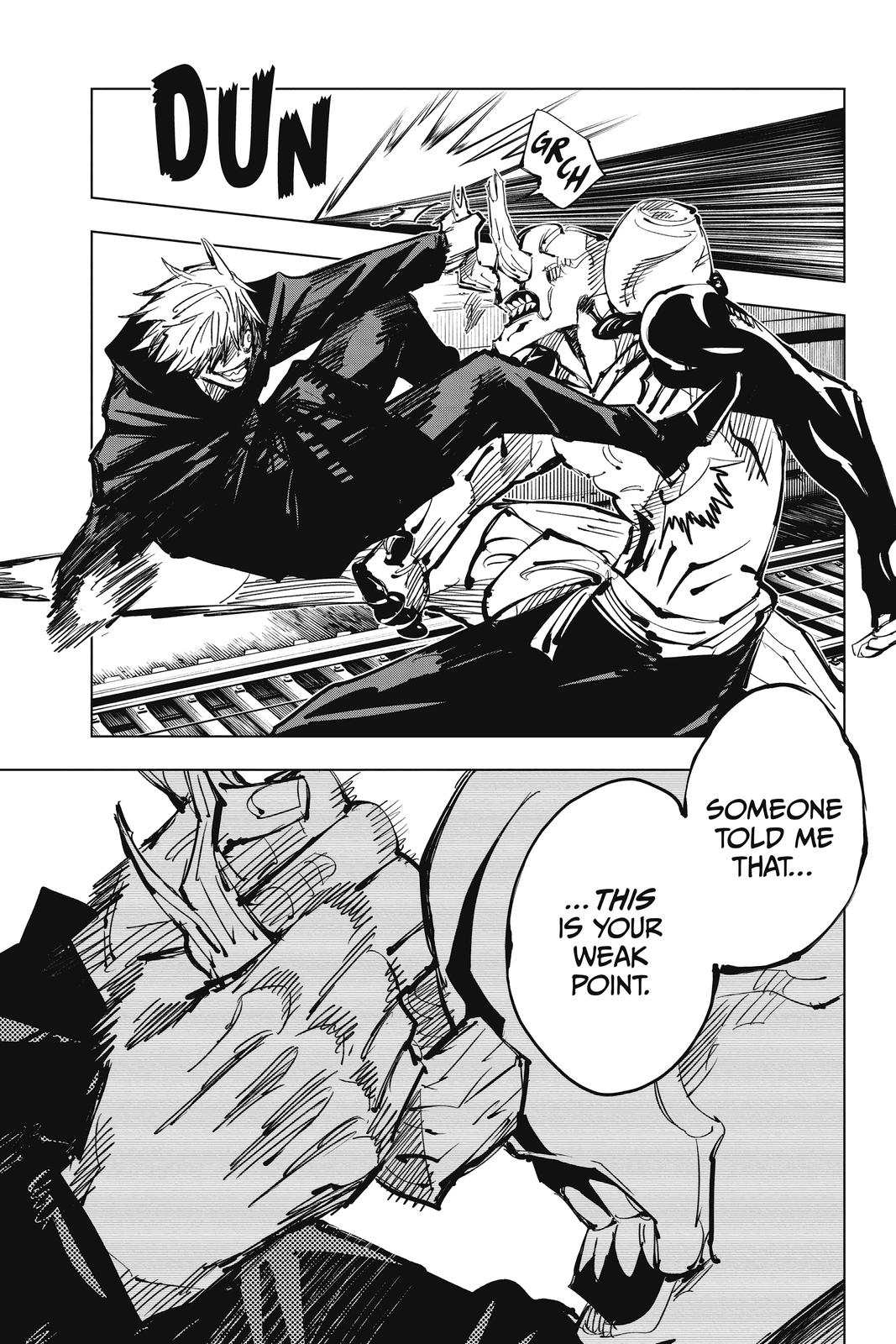 Jujutsu Kaisen Manga Chapter 85 page 11 - The Shibuya Incident, Part 3 scene