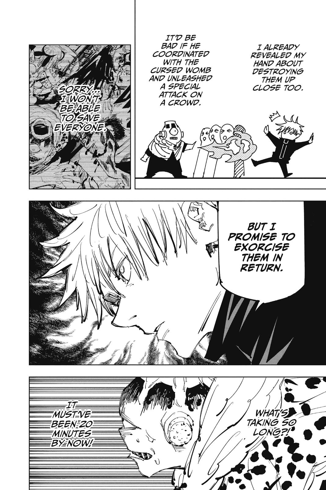 Jujutsu Kaisen Manga Chapter 88 page 6 - The Shibuya Incident, Part 6 scene