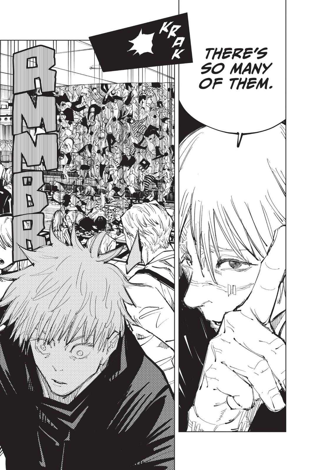 Jujutsu Kaisen Manga Chapter 89 page 11 - The Shibuya Incident, Part 7 scene