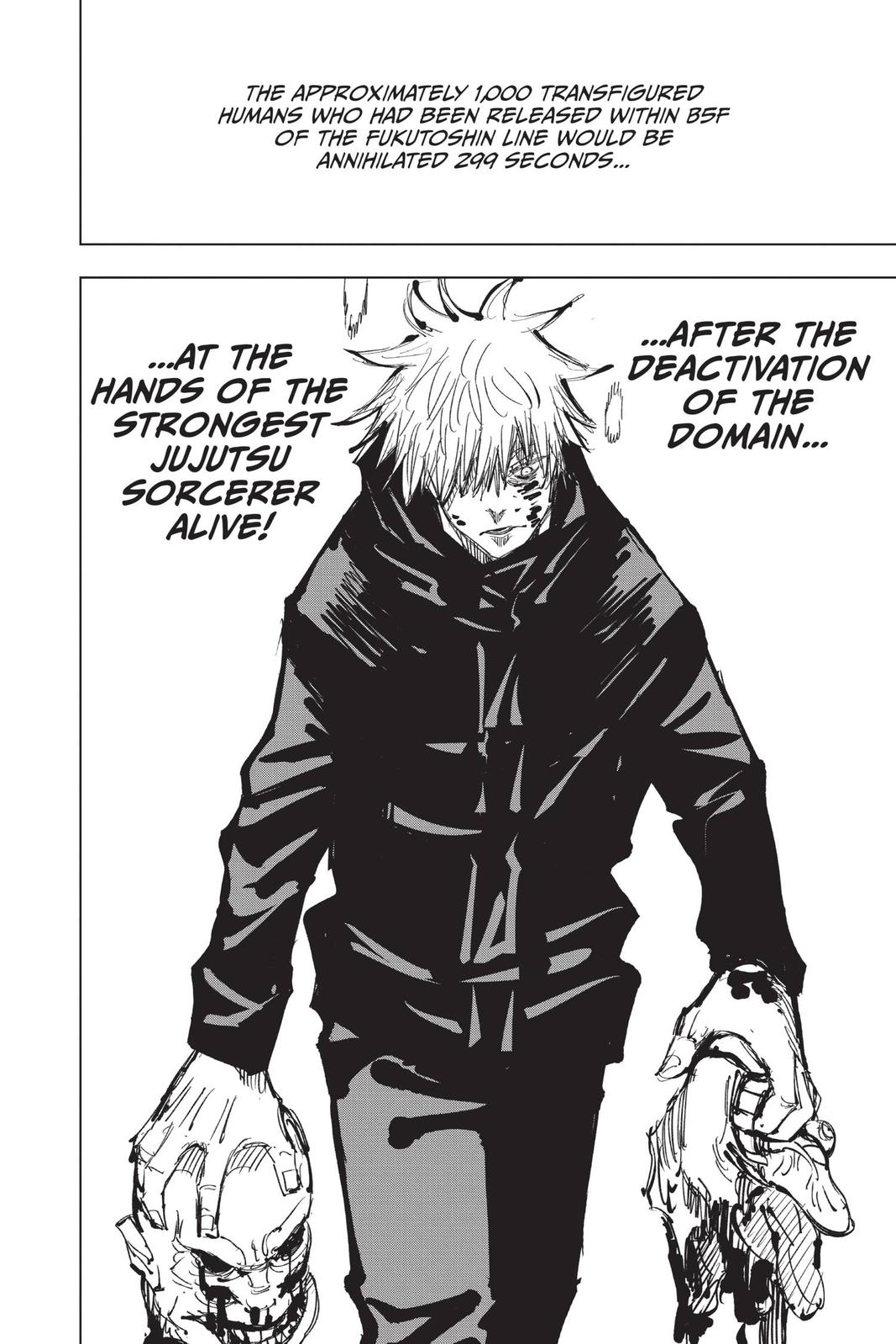 Jujutsu Kaisen Manga Chapter 89 page 22 - The Shibuya Incident, Part 7 scene