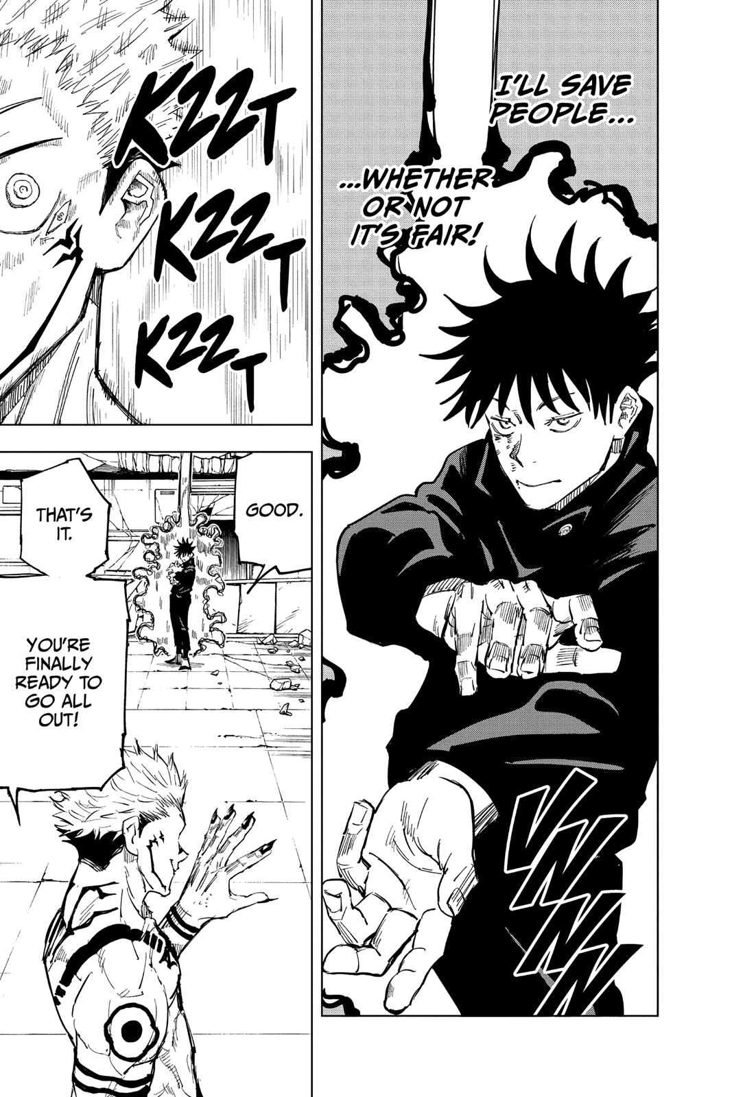 Jujutsu Kaisen Manga Chapter 9 page 15 - Fearsome Womb, Part 4 scene