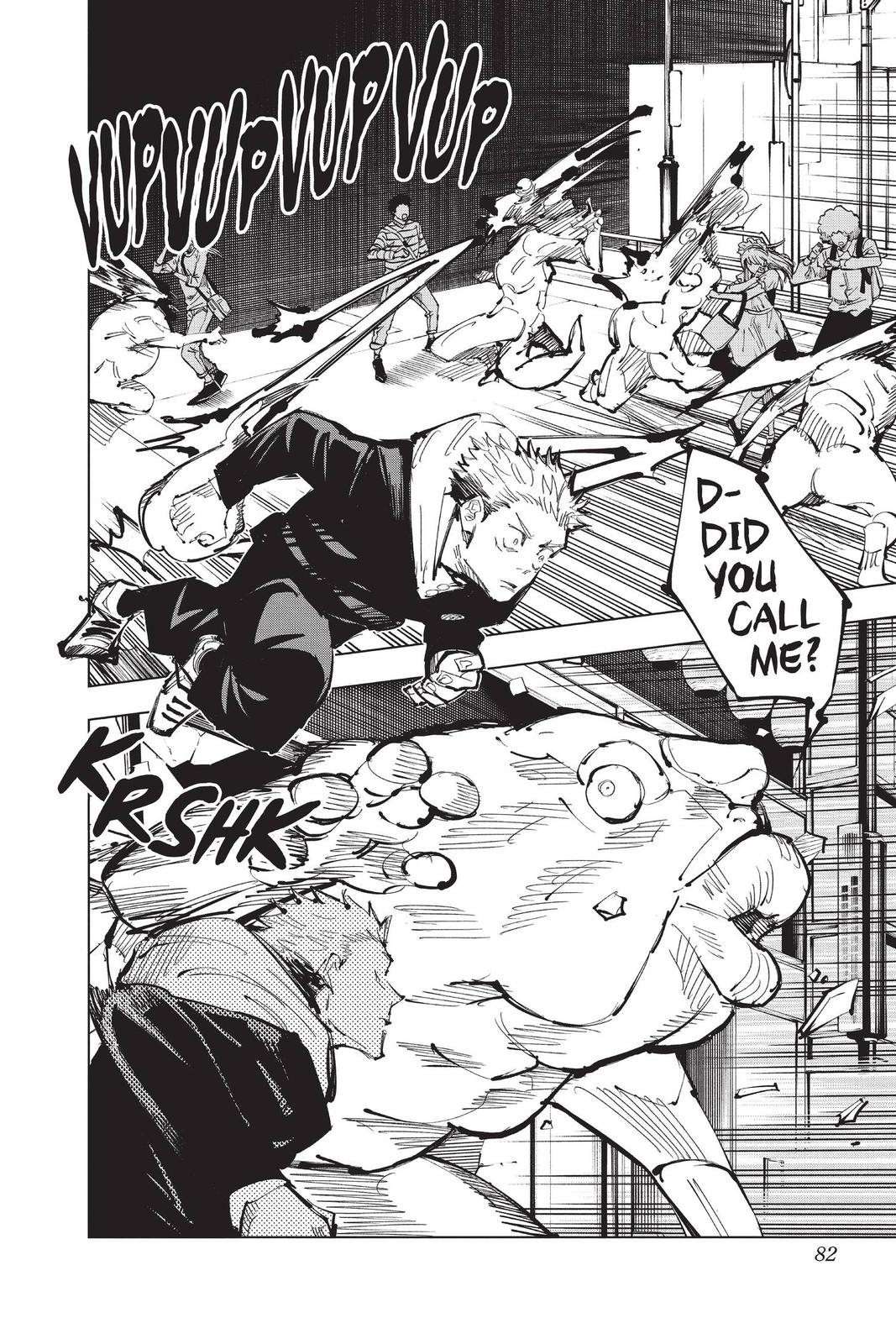 Jujutsu Kaisen Manga Chapter 92 page 12 - The Shibuya Incident, Part 10 scene