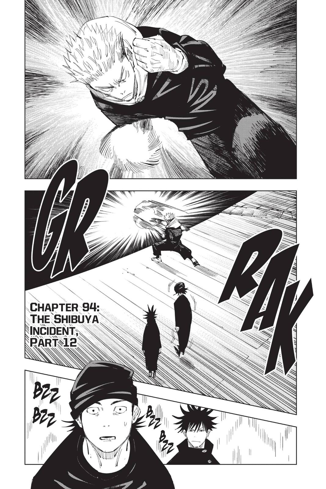 Jujutsu Kaisen Manga Chapter 94 page 1 - The Shibuya Incident, Part 12 scene