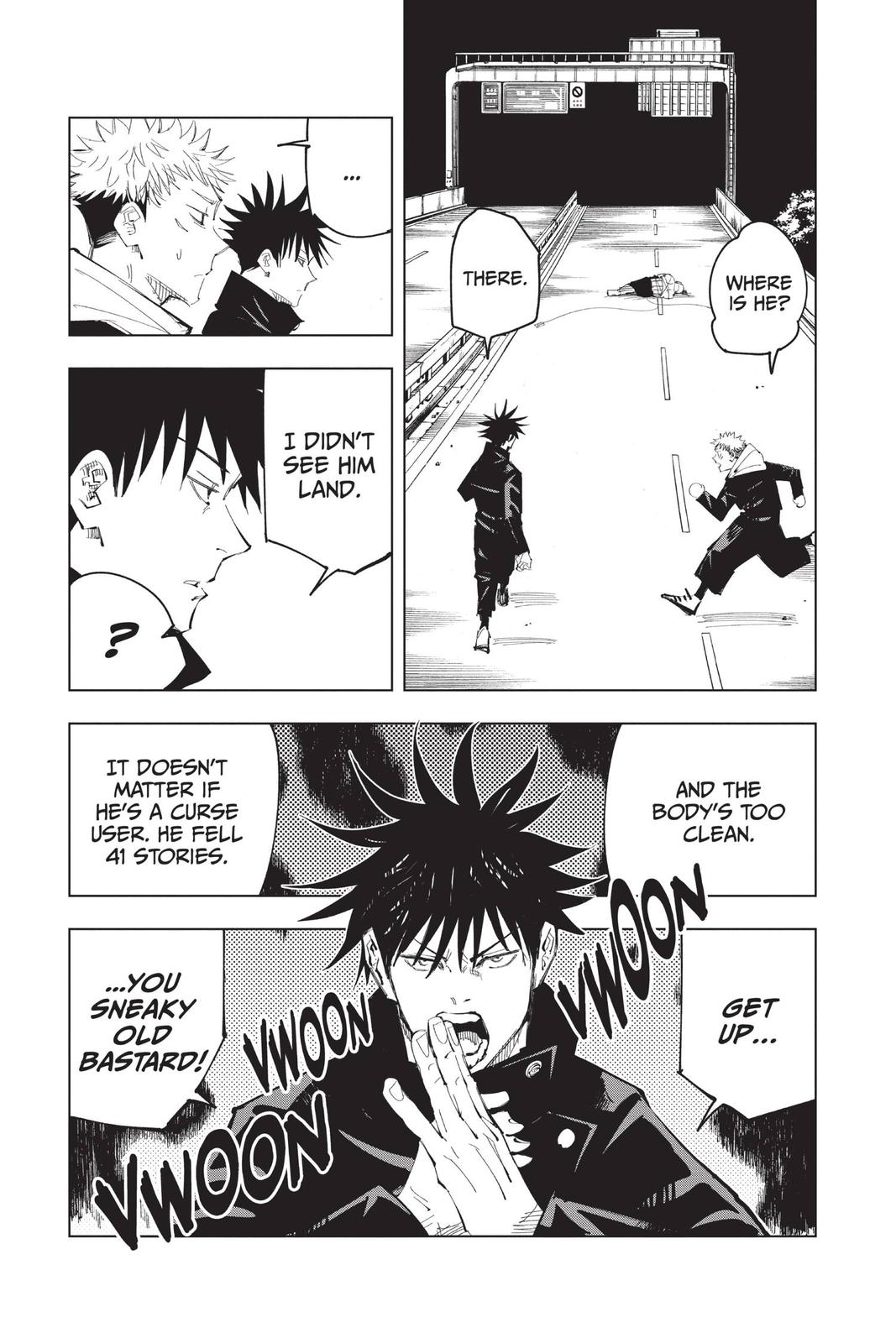 Jujutsu Kaisen Manga Chapter 94 page 17 - The Shibuya Incident, Part 12 scene