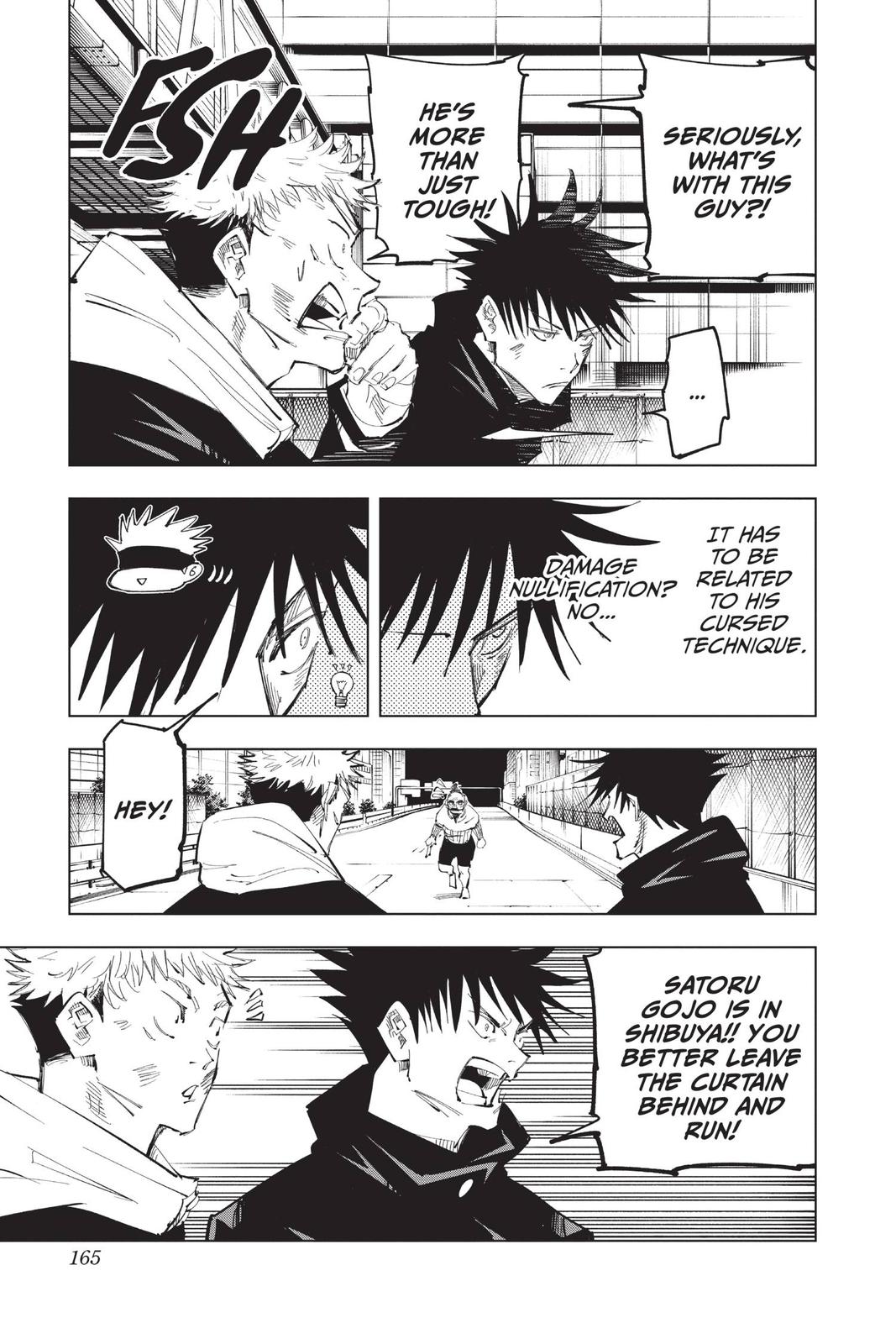 Jujutsu Kaisen Manga Chapter 96 page 15 - The Shibuya Incident, Part 14 scene