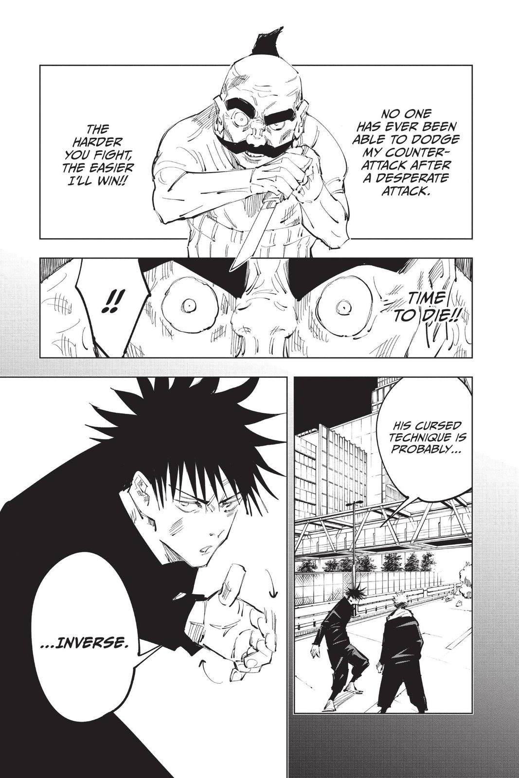 Jujutsu Kaisen Manga Chapter 97 page 12 - The Shibuya Incident, Part 15 scene