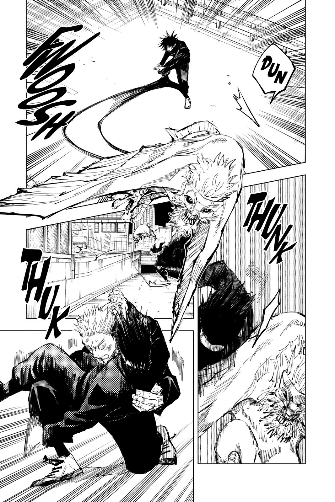 Jujutsu Kaisen Manga Chapter 98 page 9 - The Shibuya Incident, Part 16 scene